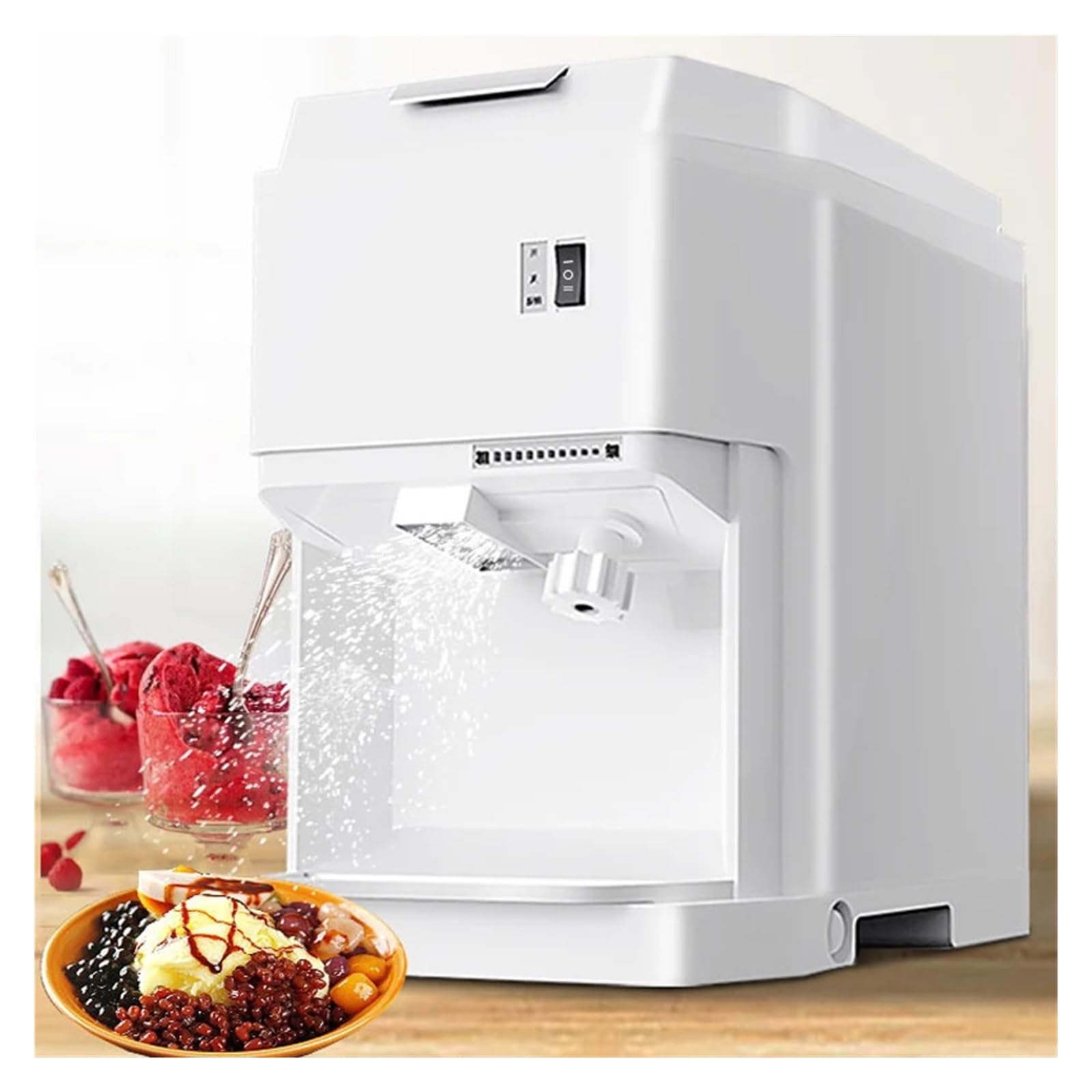 Kruszarka Do Lodu Golarka Rozdrabniacz Slushie Smoothies Narzędzie Kruszenia Maszyna Smażenia Przekąska Dla Dzieci Powerful Ice Crushing