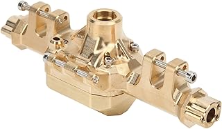 Carcaça do Eixo RC, Carcaça do Eixo para Serviço Pesado Carcaça do Eixo Brass Gold Desempenho Estável Carcaça do Eixo à Prova de Ferrugem para 1:10 RC Carro RC Acessório de Rastelo (atrás)