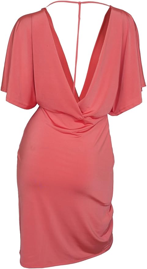 plus size ruched mini dress