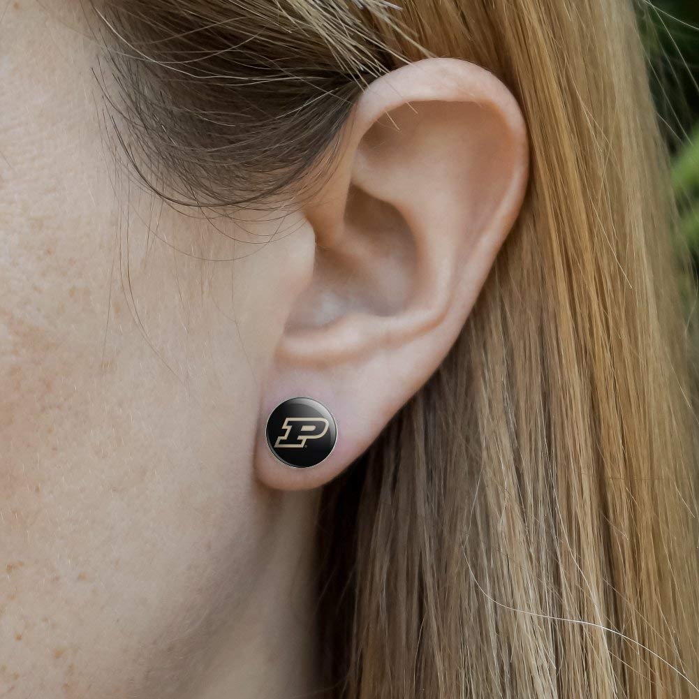 Blue Drop Sports Fan Earrings, Black, Dangle, No Metal Type, Basketball, Soccer, Baseball, Volleyball, Rugby, Rhinestone, Irregular Shape, Polished Finish