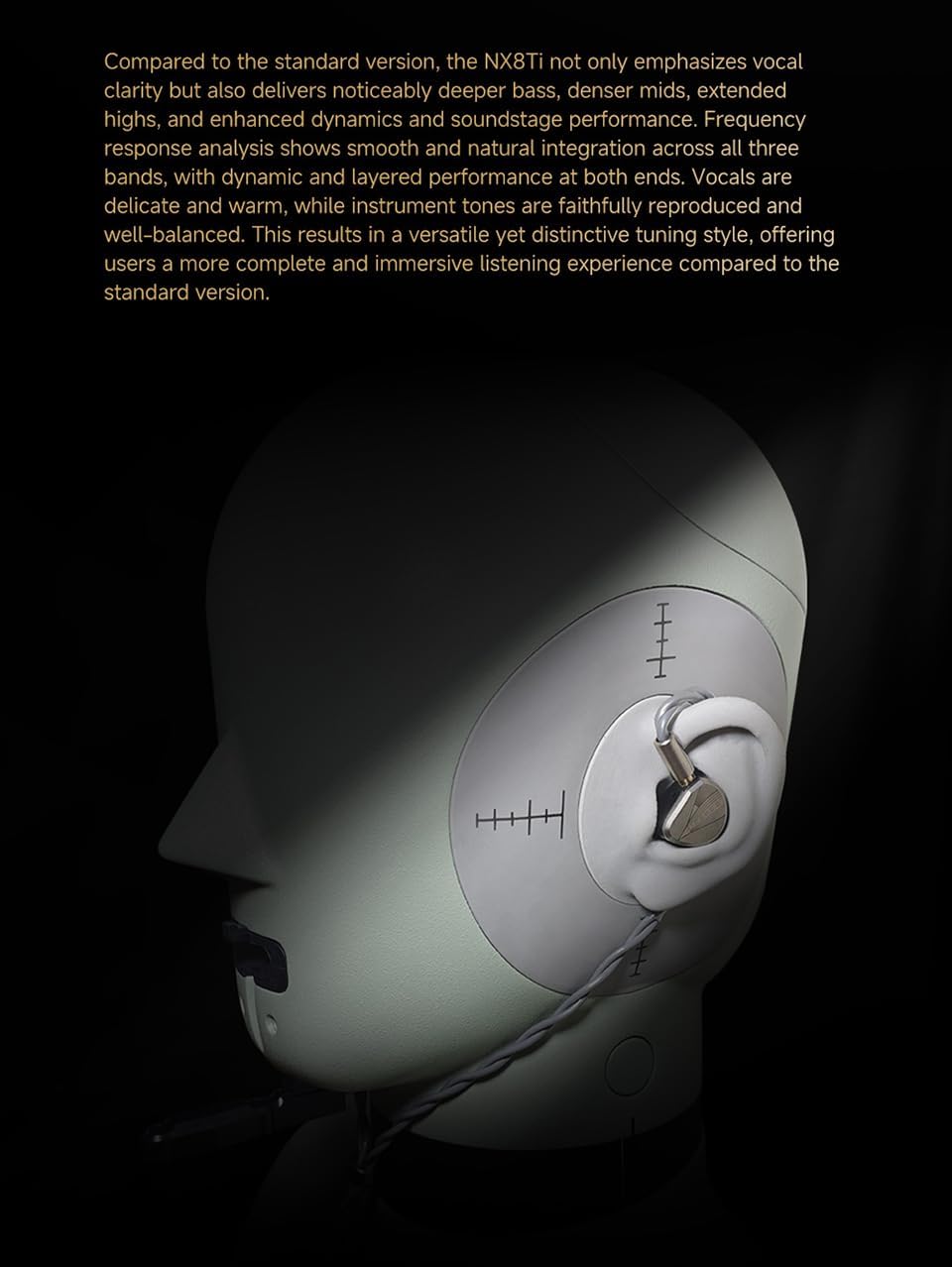NICEHCK NX8Ti Limited IEM, 4.4mm Balanced Plug image 5