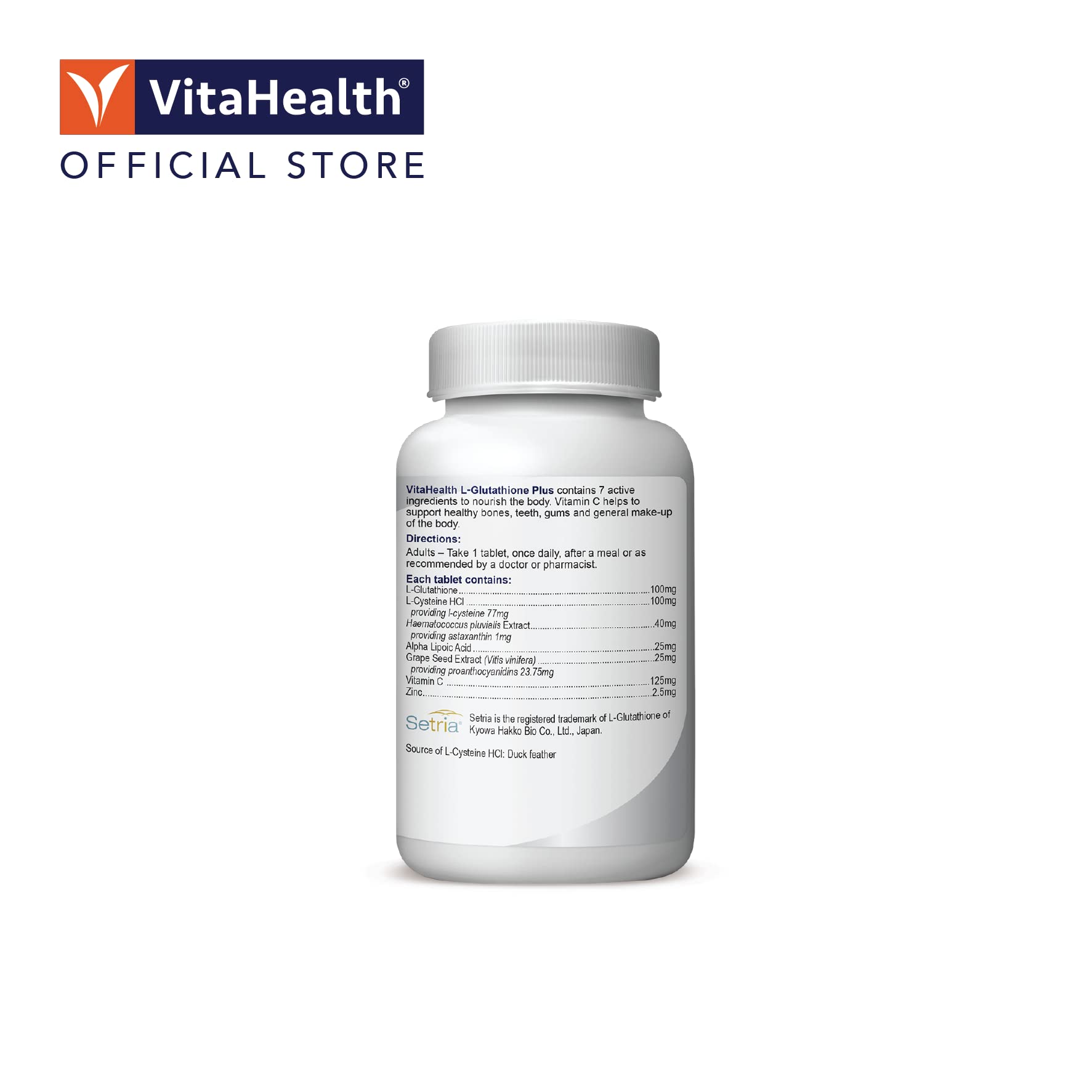 Vitahealth L-Glutathione Plus 30S : Amazon.sg: Health, Household and  Personal Care