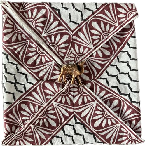 100% Organic Cotton Handmade Bandana, Moselle, Bandana Scarf, Paisley Design Scarf, Vibrant Color, High-Quality - Floral Design Bandana For Women, Best Gift For Men, Women Etc 6