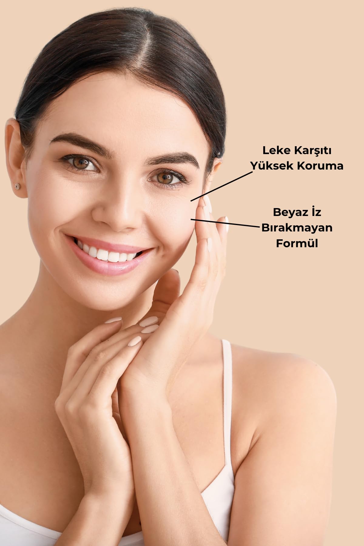 Rose Like Güneş Kremi SPF 50+, UVA ve UVB Korumalı, Hyaluronic Acid ve Arbutin İçerikli, Portakal Esanslı, 50 ml