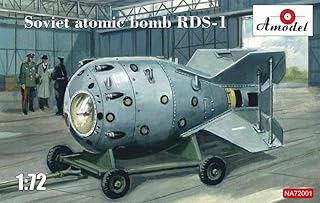 Amodel NA72001 Soviet Bomb Atomic RDS-1 Scale Model Plastic kit 1:72