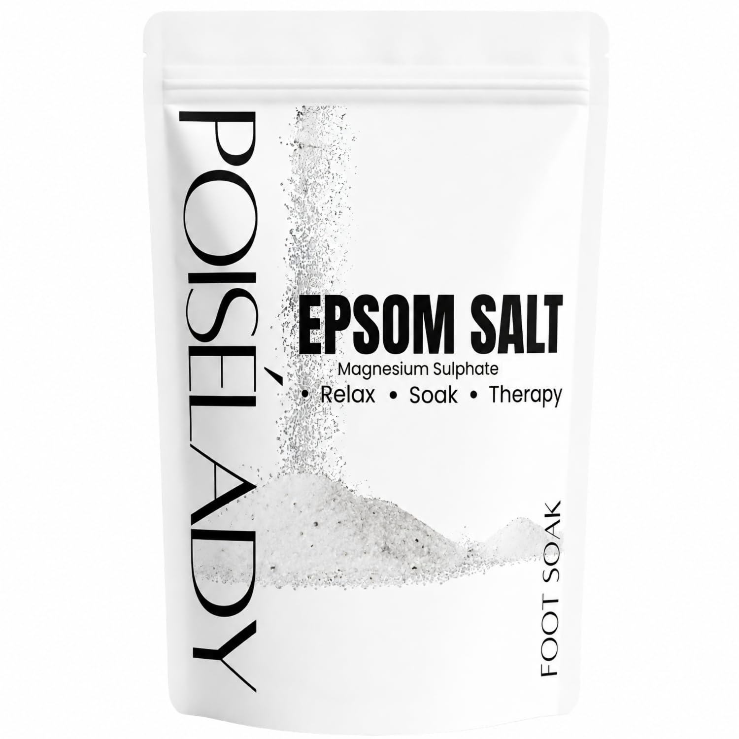 Epsom Salt for Foot & Bath | Magnesium Sulphate Crystals for Relaxing Bath, Foot Soak & Garden Use | Epsom salt for Pain Relief Foot & Muscle Relaxation 1kg-image-24