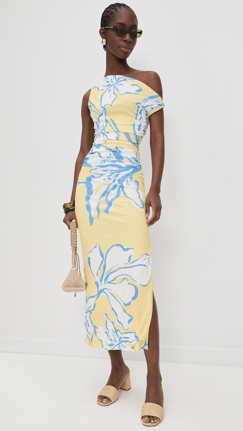 MINKPINK Women's Esme Asymmetrical Mesh Maxi Dress - Image 2