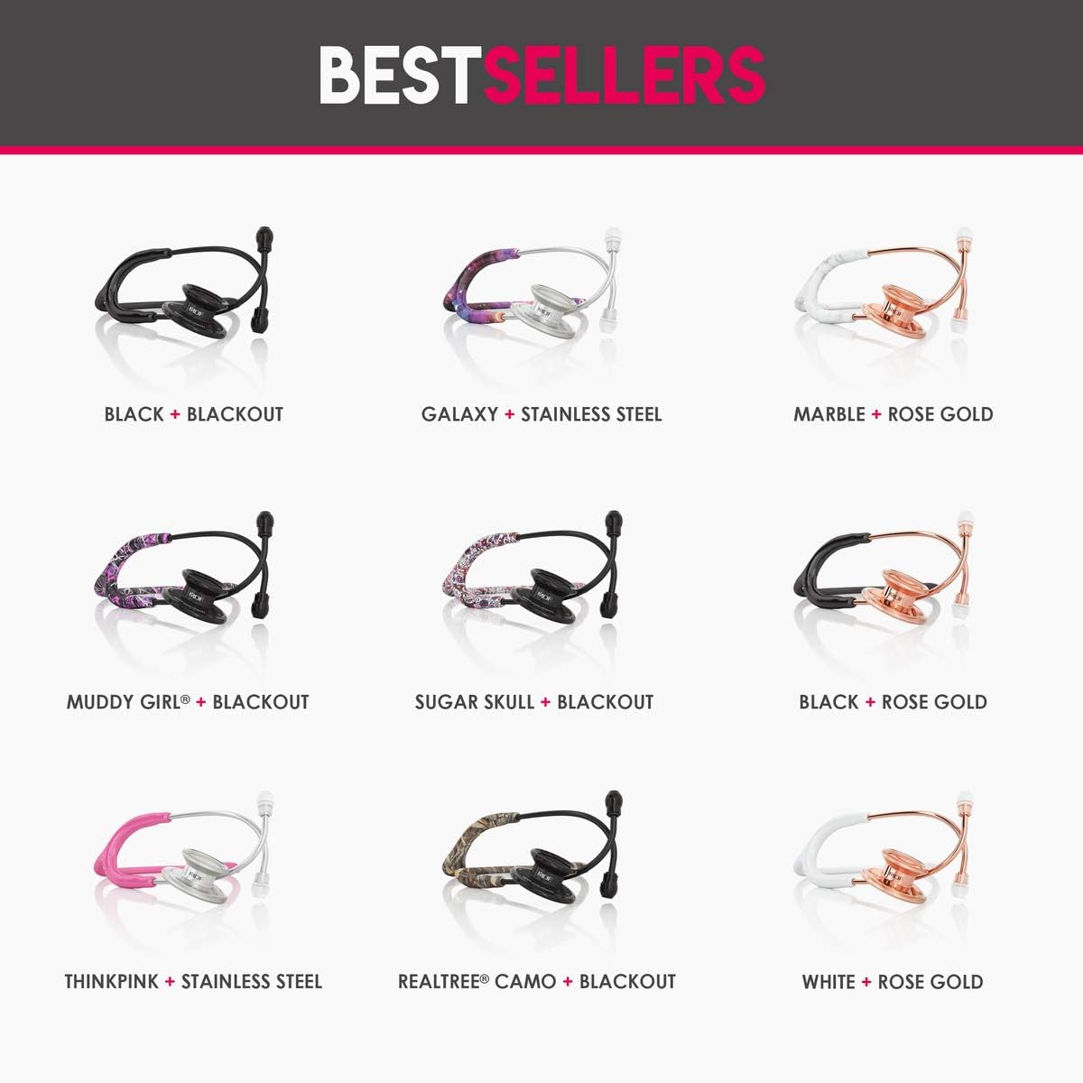 MDF Instruments MDF777-11 MD One Stainless Steel Premium Dual Head Stethoscope (Black)