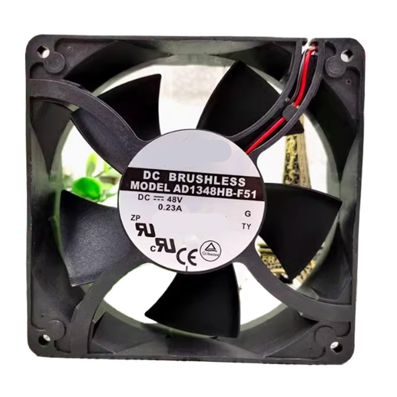 YMUGUEGH 127MM AD1348HB-F51 48V 0.23A 12738 127 * 127 * 38MM COOLING FAN(3wire with deteciton)