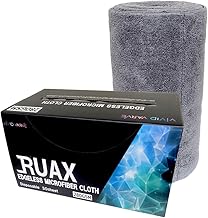 [VIVID VARVE] RUAX Edgeless Microfiber Cloth, Thick Material, Frictionless, Coating Wiping, Room Cleaning, Glass Cleaning, Interior & Exterior Wiping, Tear-Toy, Disposable 30 Pieces, 11.8 x 11.8