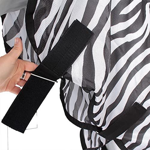 Foto von HKM 550687 Fliegendecke mit Halsteil Zebra mit Bauchlatz, L