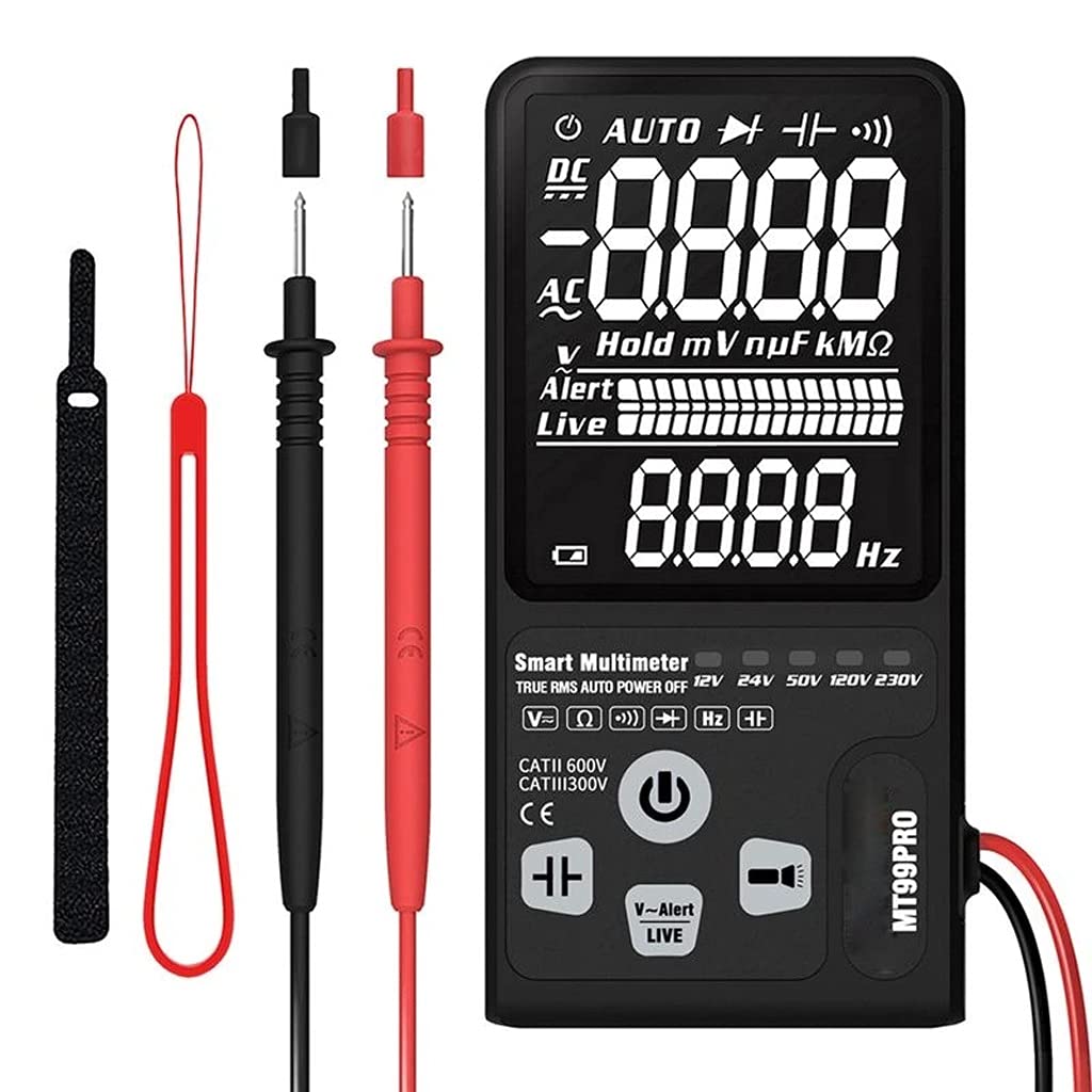 MT99PRO Fully Auto-Range Mode Voltage Detection Intelligent True RMS Multimeter Detect Indicator LCD Screen