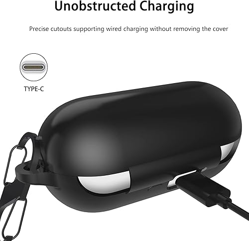 Miniatura 5 de Funda compatible con Sony WF-C700N, silicona suave a prueba de golpes, funda protectora para auriculares Sony WF-C700N verdaderamente inalámbricos,