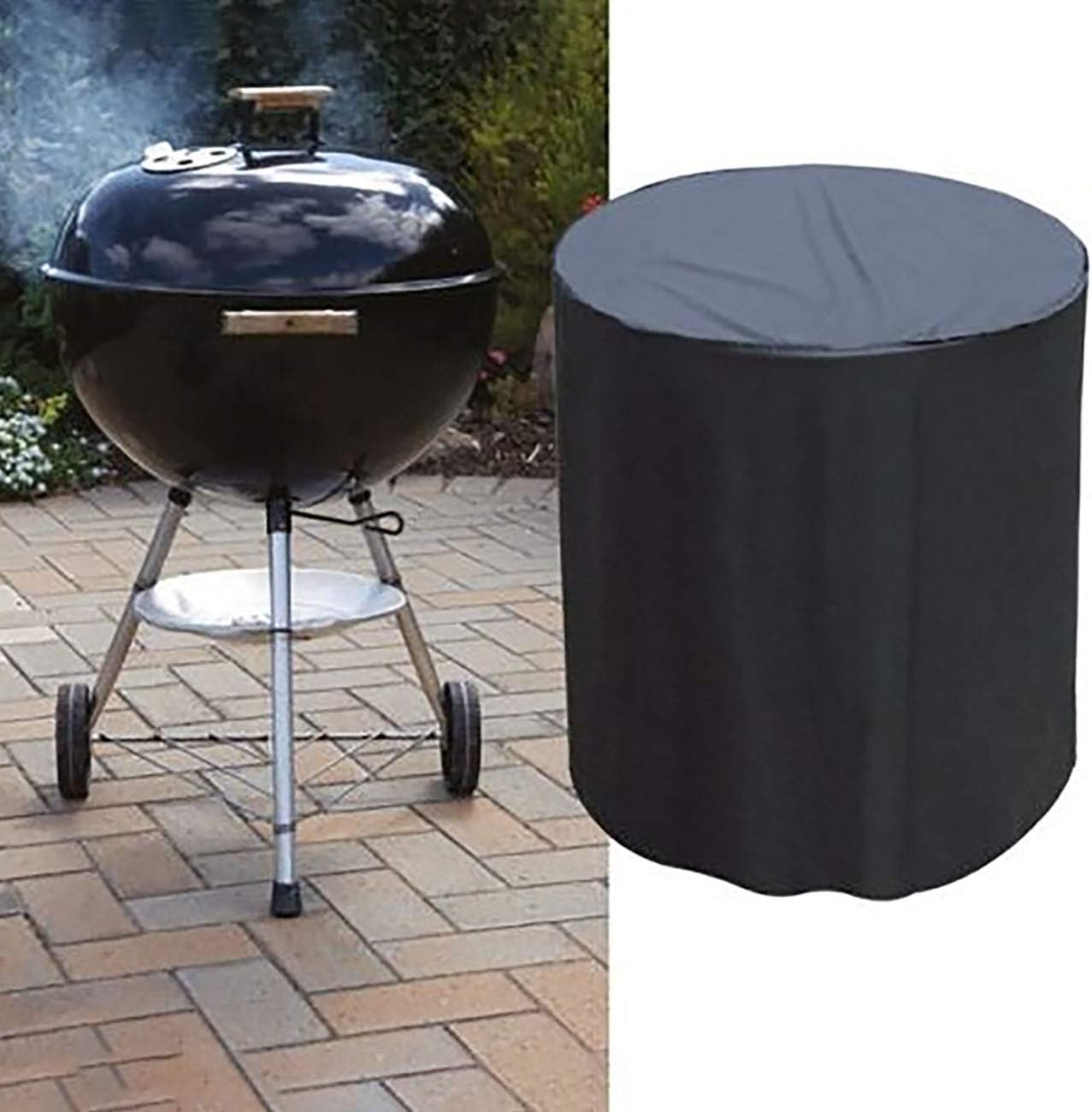 Gеt Pорulаr оƒƒеr Uheng 30X22 Inch Charcoal Grill Cover, Heavy Duty Waterproof Kettle Smoker Cover, Durable and Water Resistant Fabric Outdoor Furniture Cover