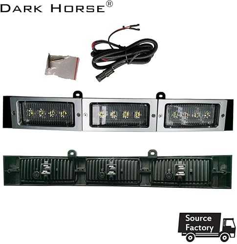 Miniatura 5 de Dark Horse Kit de faro de tractor LED de 300W 9ack compatible con faros de tractor John Deere serie 50 4050, 4250, 4450, 4650, 4850+