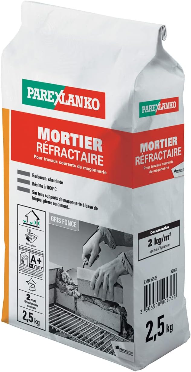 ParexGroup 2874 Mortar Fire-Proof 2.5kg