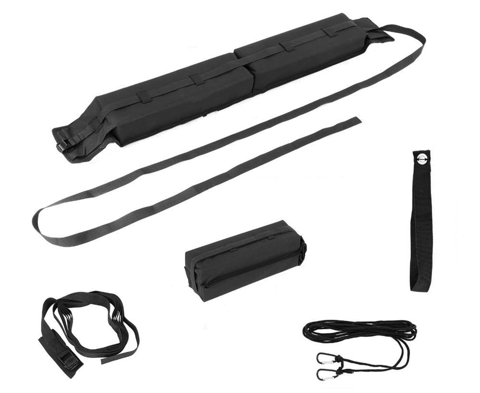 Barres de toit coussinets souples pour transporter un kayak ou un paddleboard