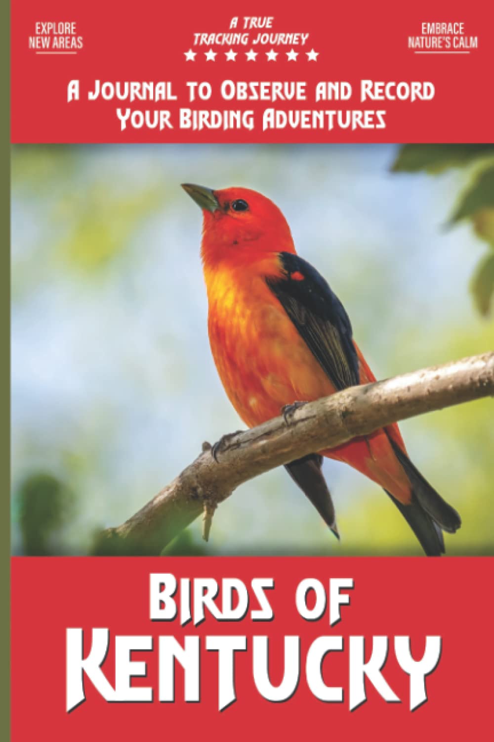 Birds of Kentucky A Birdwatching Log Book for Bird Watcher & Birders