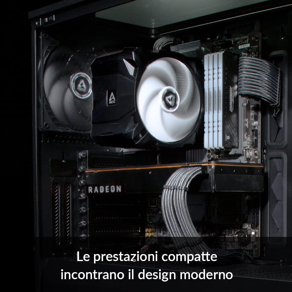 Freezer A35 - Dissipatore CPU a torre singola compatibile con compatibile con AMD - Sistema di raffreddamento - Immagine 2