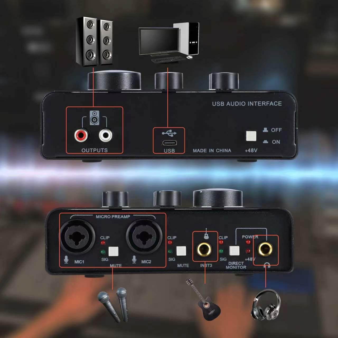 Tarjetas de sonido externas
