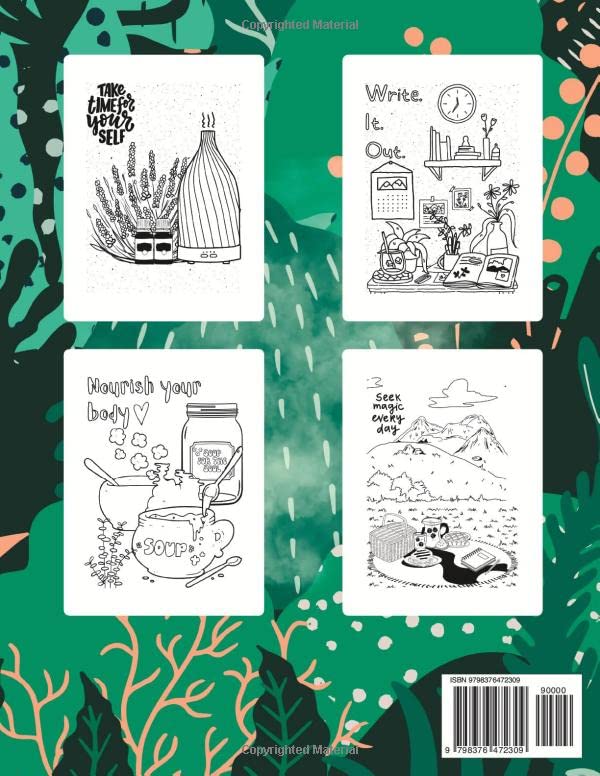 Miniatura 2 de Self Care Adult Coloring Book for Women Learning to Love and Accept Yourself Through 45 Unique Coloring Pages