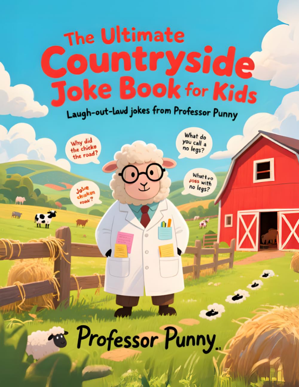 The Ultimate Countryside Joke Book for Kids: Professor Punny’s Farmyard Collection of Mooody Puns, Recess Riddles, and Barnyard Belly Laughs for Ages 6-12