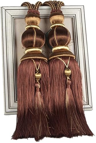 Paired Lantern Tiebacks with Tassels, 2 Pack