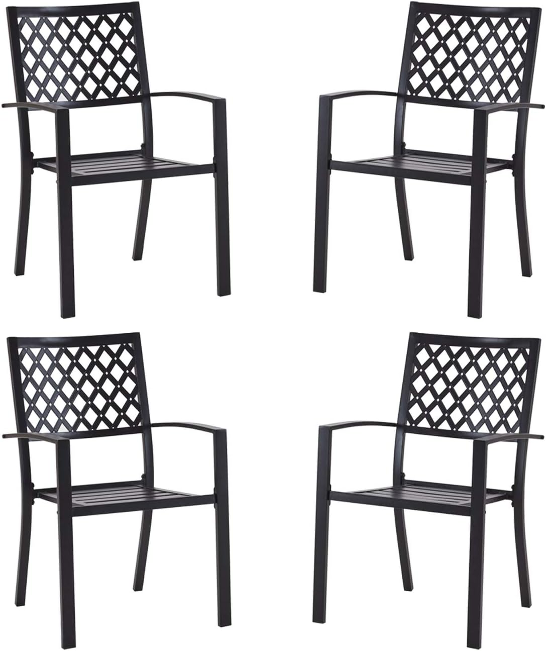 Buy Patio Dining Chairs Set Of 4 Outdoor Metal Stackable Bistro Chairs Online In Indonesia B08xbmj1tl Buy Patio Dining Chairs Set Of 4 Outdoor Metal Stackable Bistro Chairs Online In Indonesia B08xbmj1tl