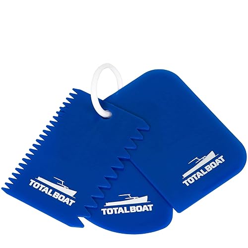 TotalBoat Flexible Resin Spreaders Set - Reusable Scrapers for Epoxy,