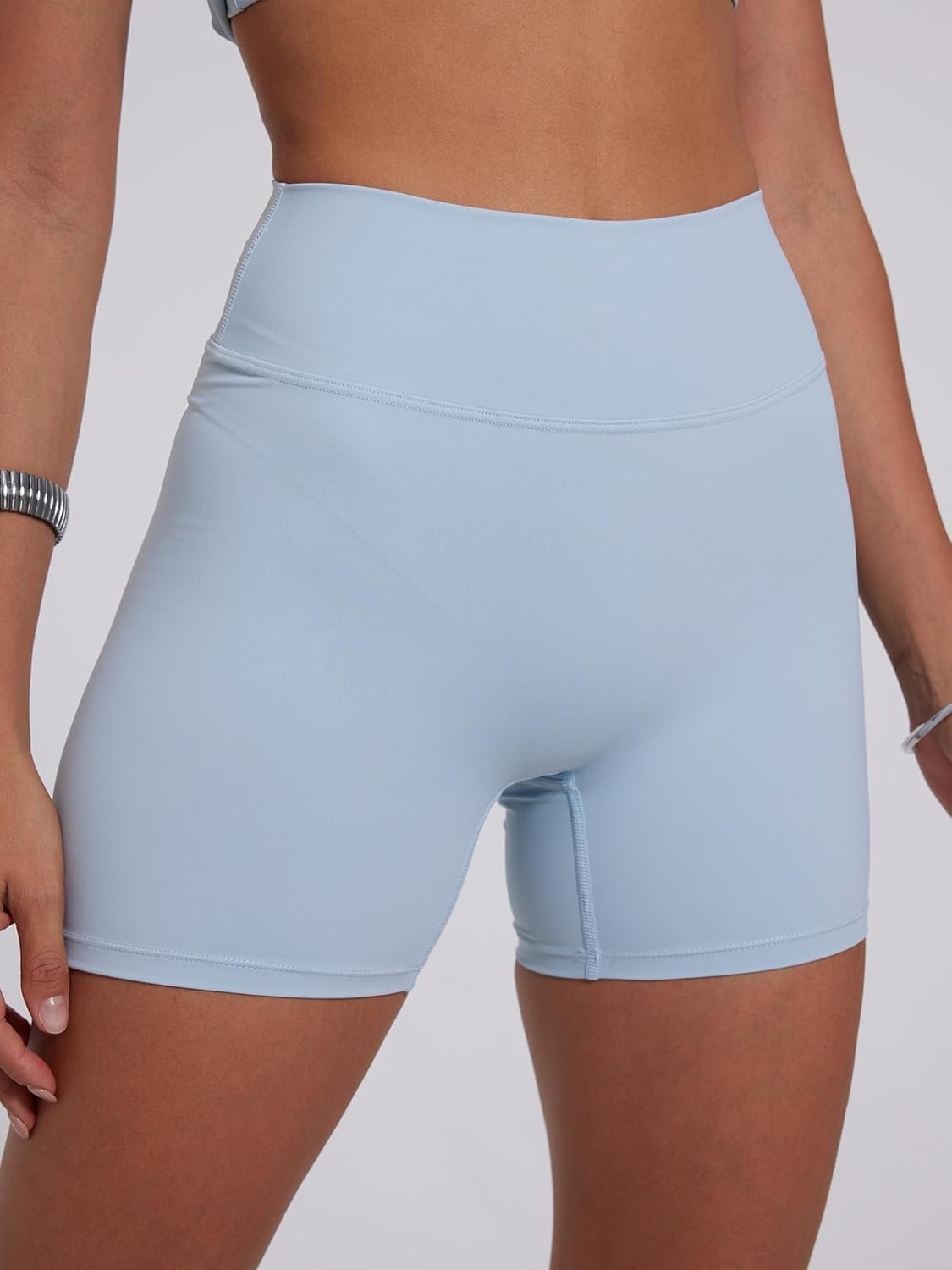 Danysu Hidden Scrunch Shorts for Women 5" No Front Seam Biker Shorts Brazilian Butt Lift - Image 2