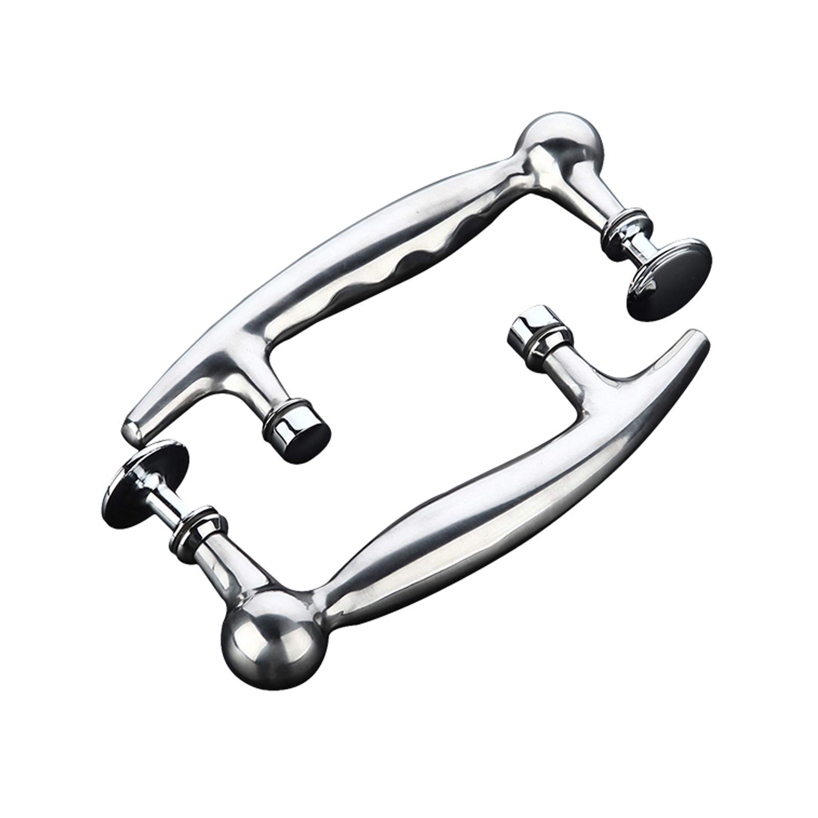 Poignée de porte de douche en verre rechange Sus contre usure lot de 2
