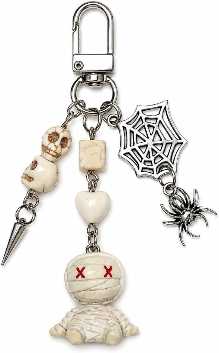 Bag Charm Keychain for Women and Girls, Decorative Purse Accessories for Handbags, Backpacks, Tote Bags and Keys