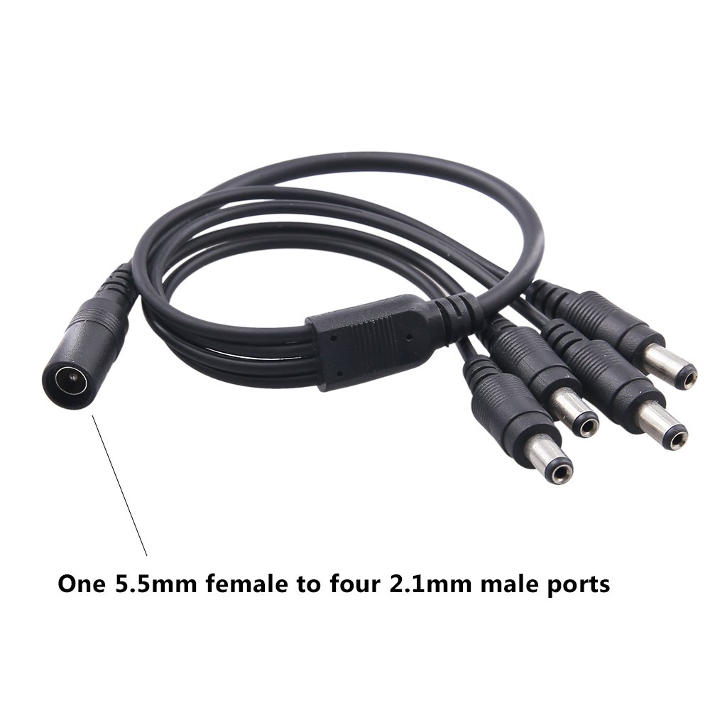 HISVISION Security Camera Power Supply Adapter 12V 2.5A 100V240V AC to