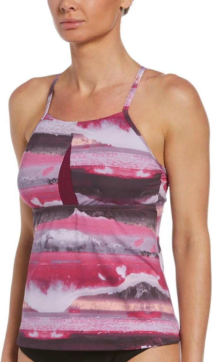 Nike Cloud Dye Strappy Cross-Back Tankini