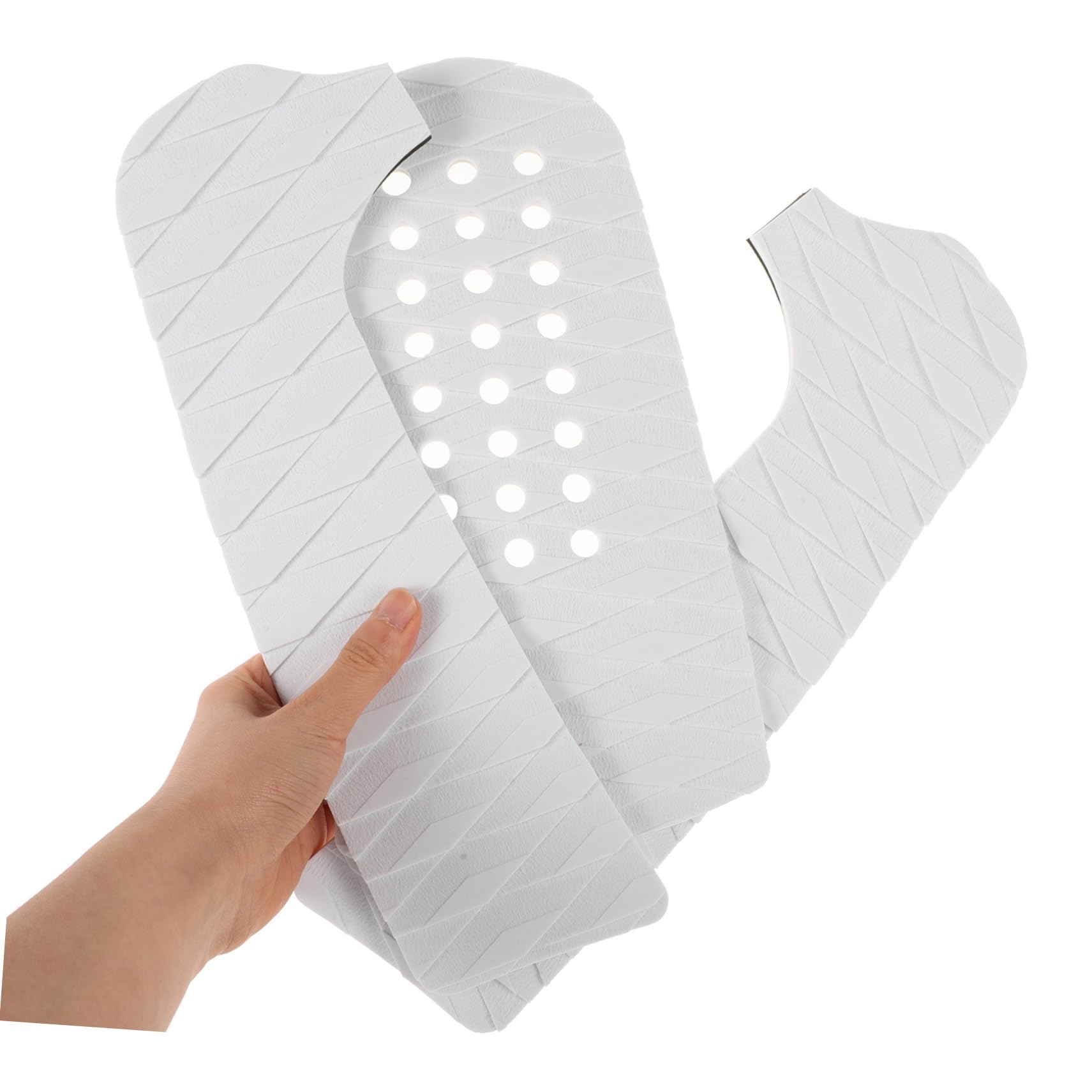 Mipcase 4sets Surfboard Traction Pads Non- Surfboard Deck Grip Mats for Easy Installation and Replacement Water Resistant and Tear Resistant for All and Fun Boards