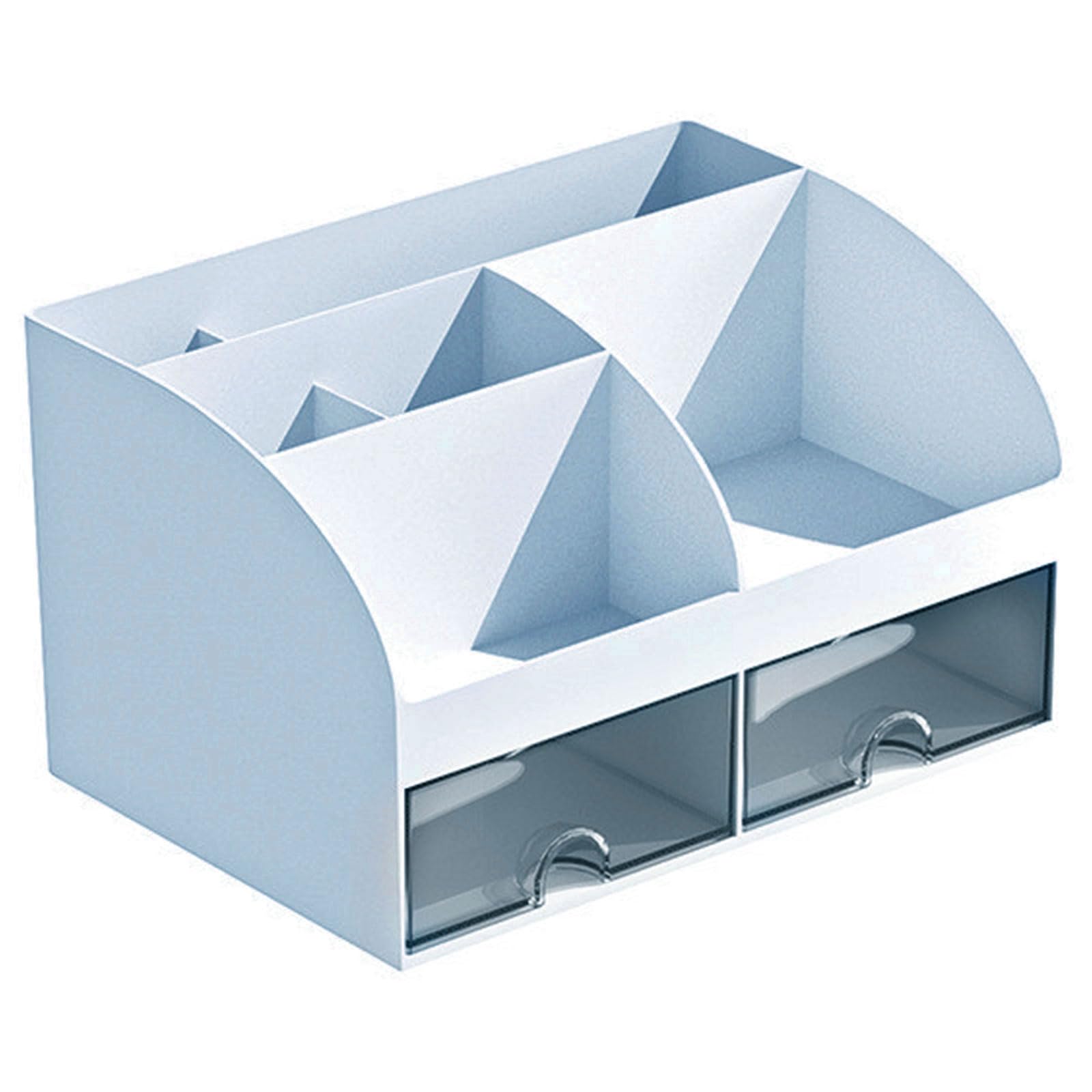 HZGFNBZ Permanent Polystyrene Desk Tray for Pencils Documents Materials Storage in Modern Simple Telecommute Plan Desk Planner