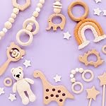 Natural Wood Beads, 120 PCS Unfinished Natural Wood Loose Beads Round Ball Wood Spacer Beads for DIY Crafts (0.47 Inch/ 12MM)
