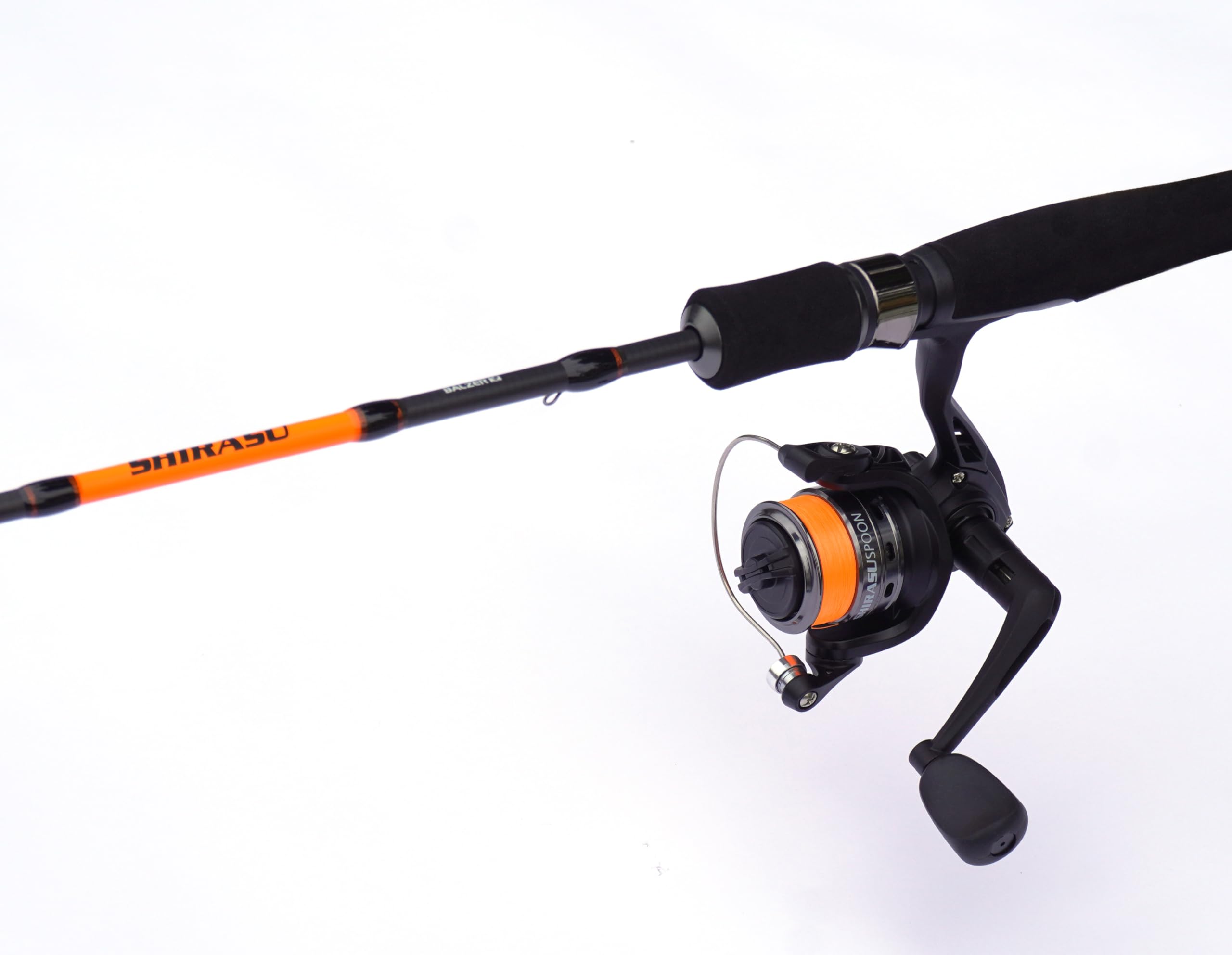 Balzer Shirasu Spoon Combo Rute Rolle Schnur Angelset