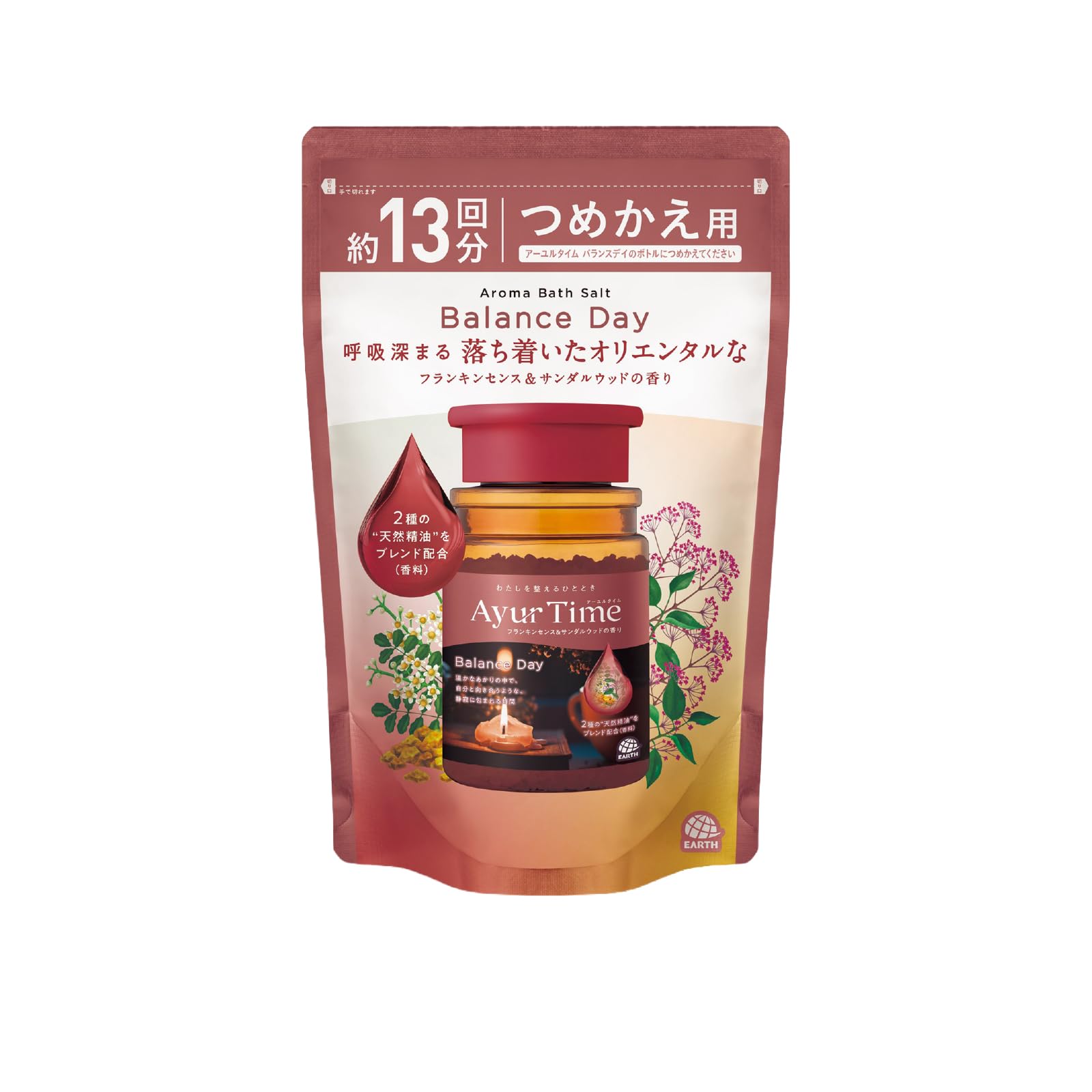 Amazon.co.jp: アーユルタイム バランスデイ バスソルト