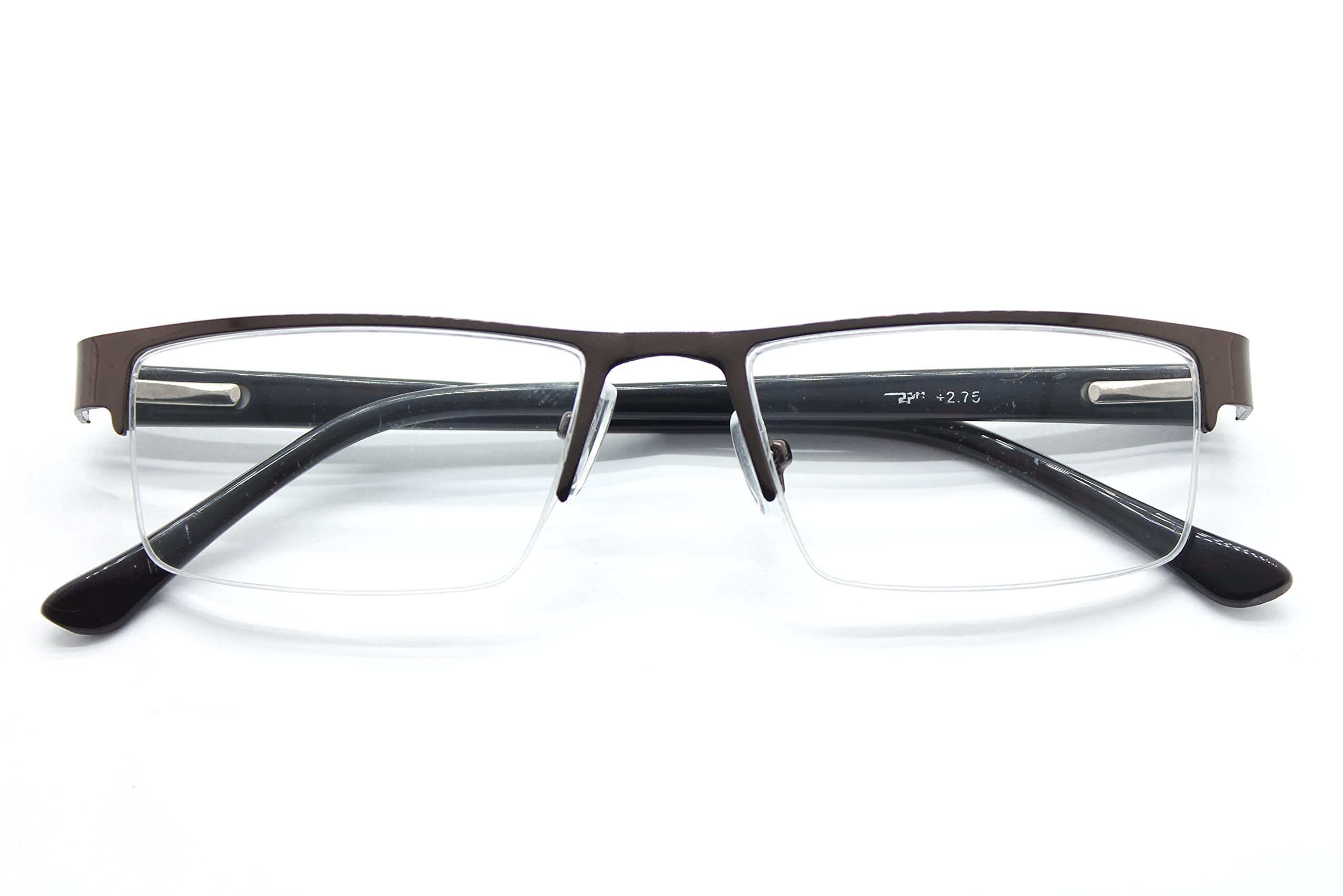 TJT Half Rim Reading Glasses For Men And Women Power +1.00 +1.25 +1.50 +1.75 +2.00 +2.25 +2.50 +2.75 +3.00 Colour (Metallic) (+1.75) (B0B4DSTQHQ) Amazon Price History, Amazon Price Tracker