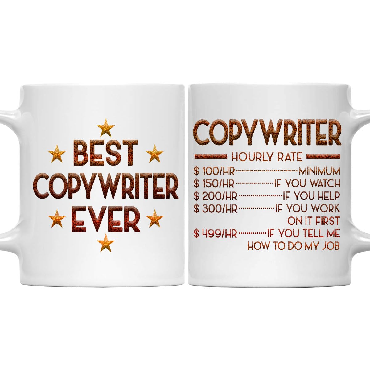 MONIZILUCKY Copywriter Mug Best Copywriter Ever Gift 11oz White Ceramic Coffee Mug for Office Work Friends Coworkers Birthday Thanksgiving Christmas Gift for Copywriter