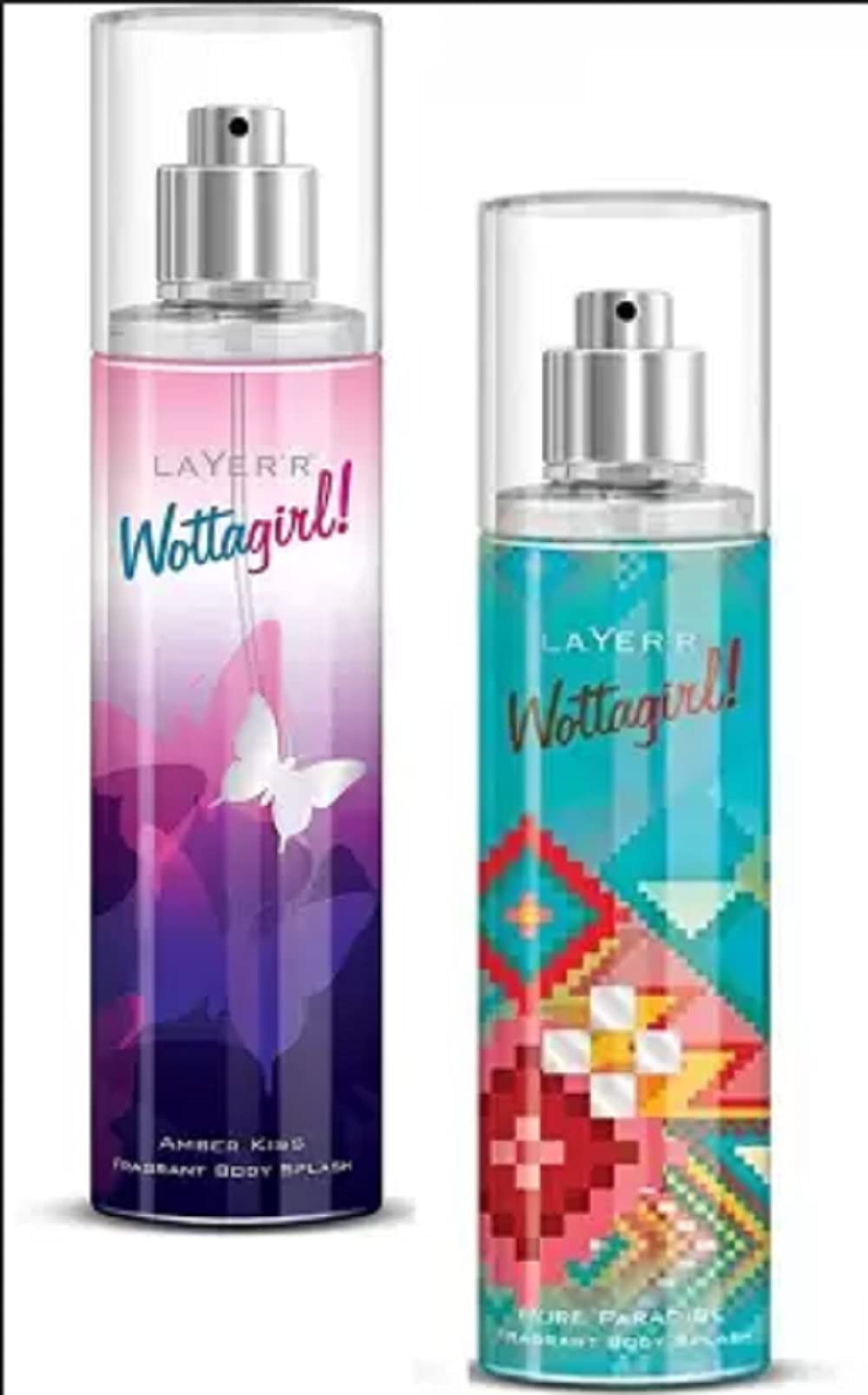 LAYER'R Amber Kiss + Pure Paradise Body Spray 2Pcs XZ-56 Body Spray - For Women (270 ml, Pack of 2)-image-38