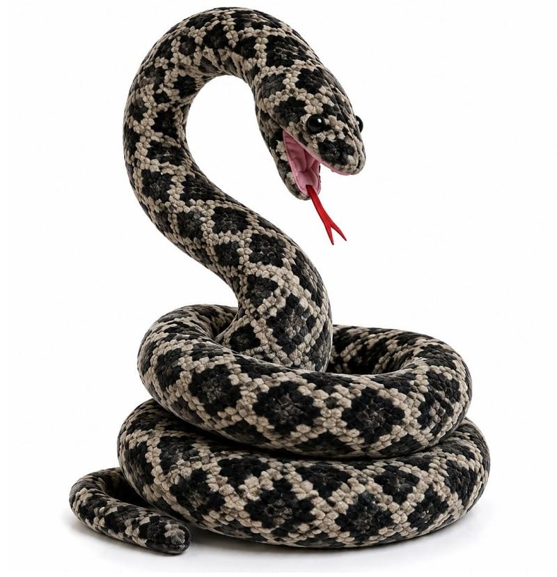 Giant 7 Feet Anaconda Plush Soft Toy | Long Snake Stuffed Toy for Boys & Girls | Jungle Theme Toy-image-31