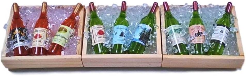 Amazon ディフレコ Difreco ワイン の ラベル や 果物 野菜 買い物袋 が オシャレ 冷蔵庫 に 貼れる ミニチュア マグネット ワインケース タイプ 1 3点 セット インテリア オンライン通販