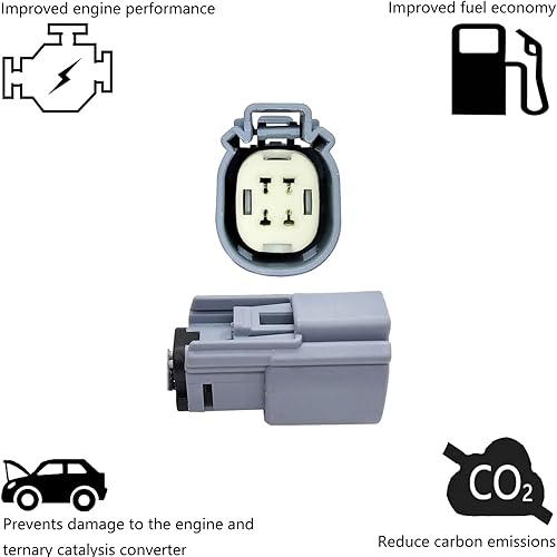 Miniatura 5 de Dropwater Under Downstream O2 Sensor de oxígeno compatible con Ford C-Max Escape FusIon Transit Connect 2L 2.5L, reemplaza #234-4578 DY1203