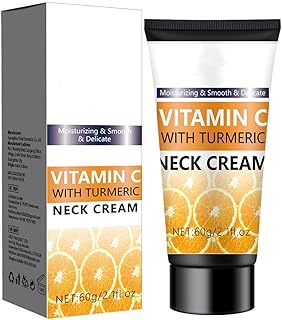 Crema para el cuello de cúrcuma y vitamina C,...