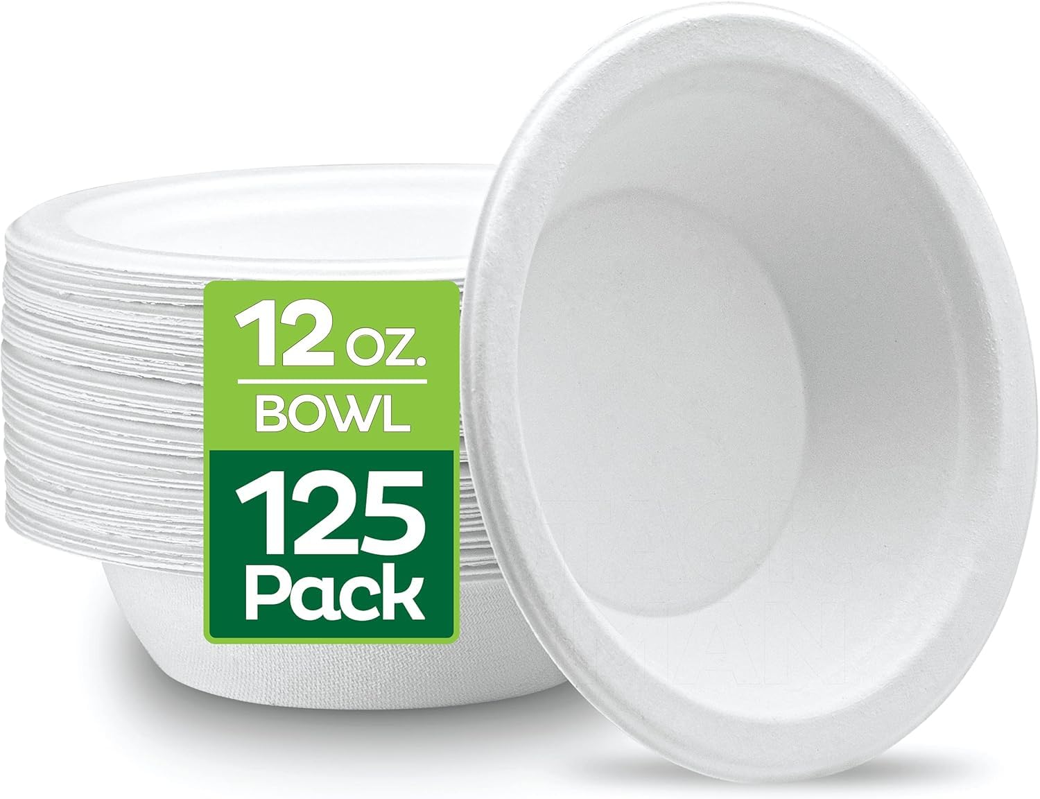Buy 100% Compostable Disposable Paper s [125-Pack] - {PFAS-Free} - {BPI ...