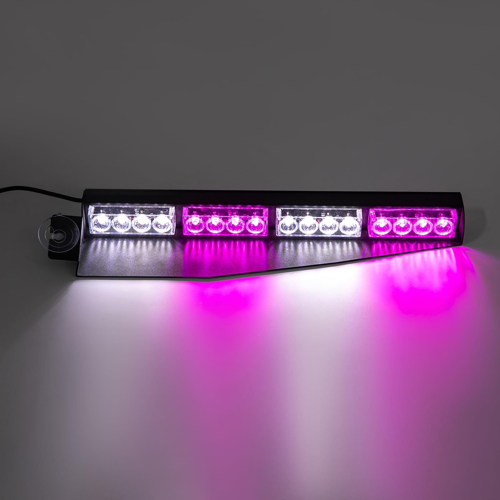 Find 4 LED Car Truck Emergency Beacon Light Bar Hazard Strobe Warning Yellow / Amber In - Foto 9