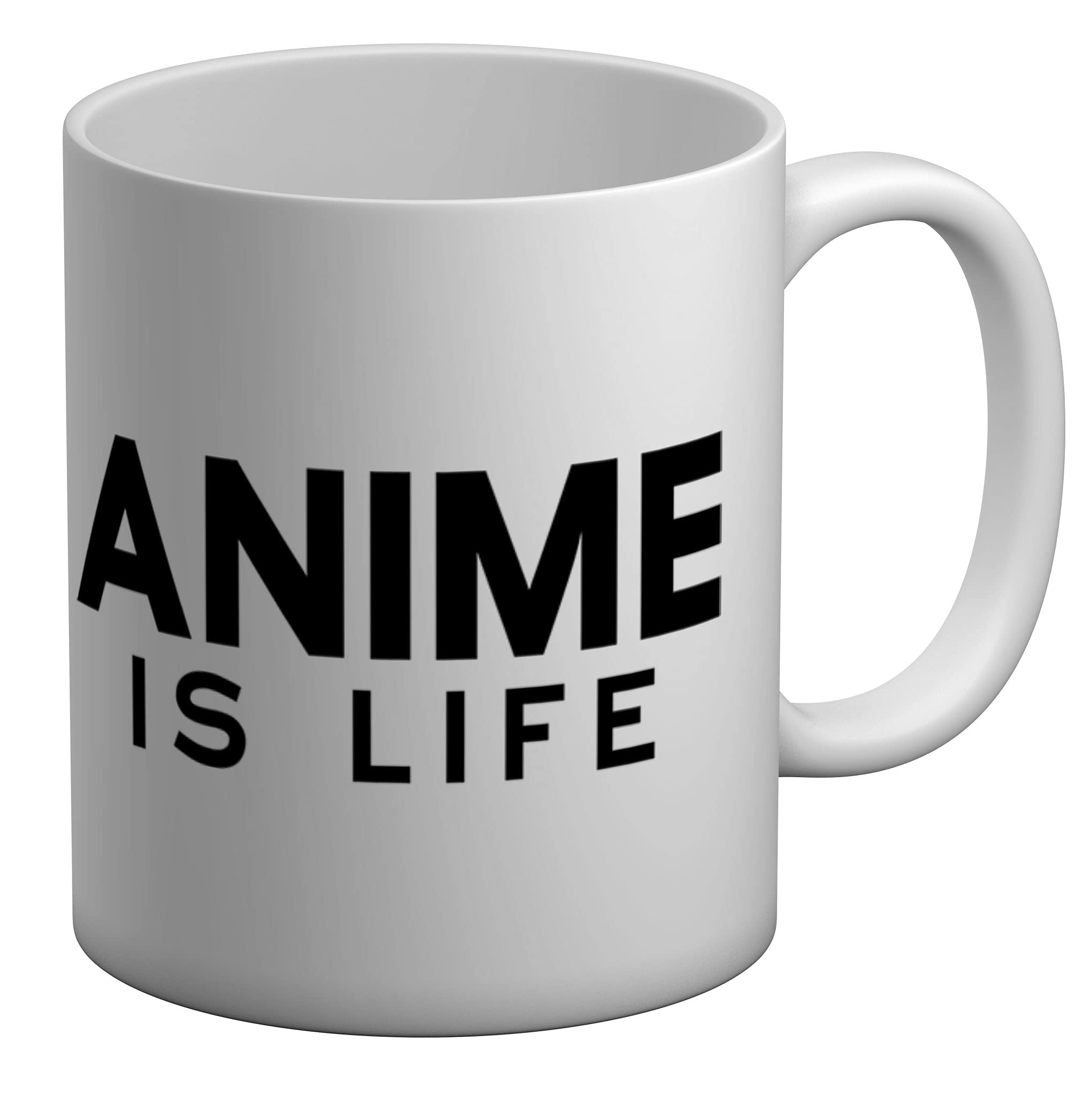 Shopagift Anime is Life White 11oz Large Mug Cup