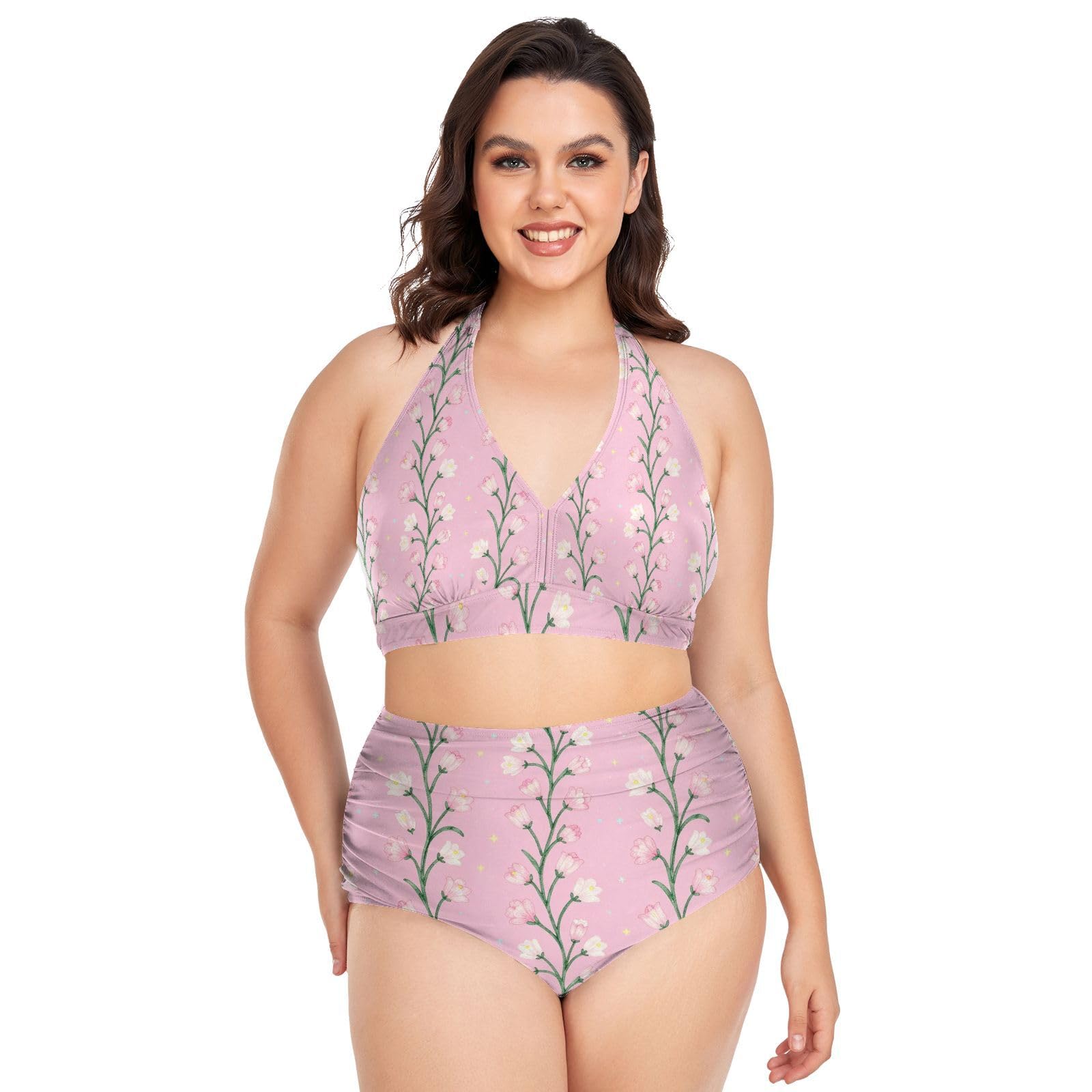 FRODOTGV Costumi da bagno da donna curvy, da L a 4XL